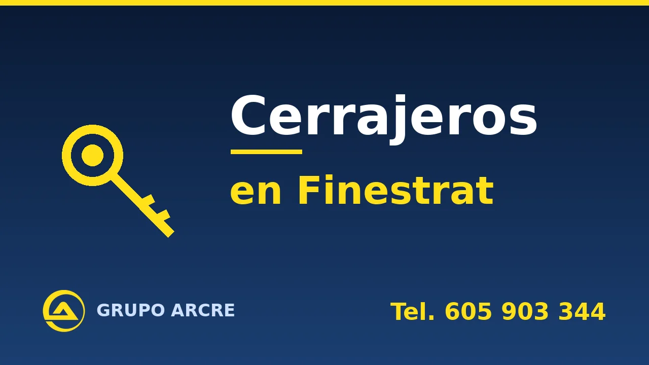 Cerrajería profesional en Finestrat